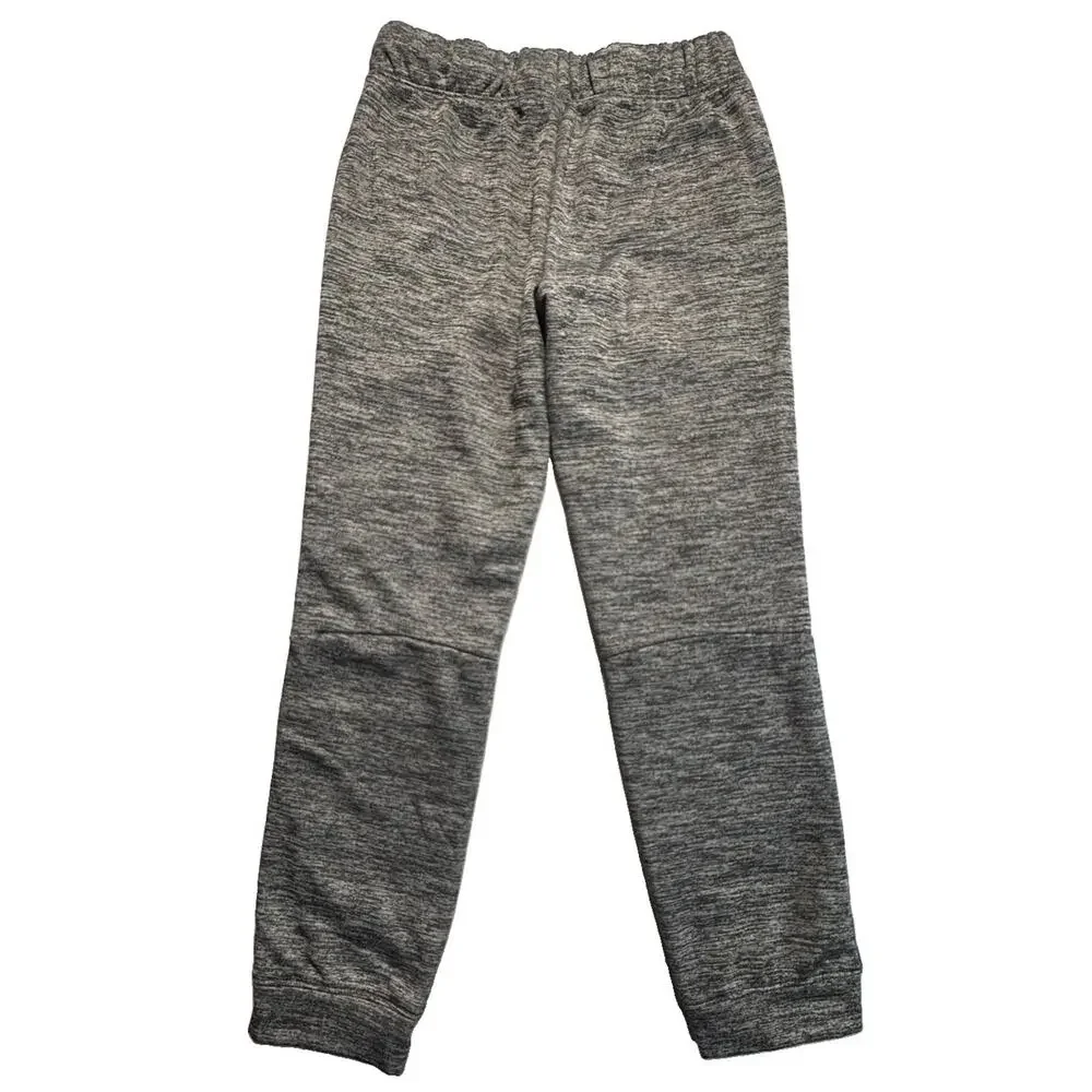 All In Motion Boys Fleece Jogger Sweatpants Gray Size L 10-12 Drawstring Pockets